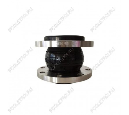 Сильфонный компенсатор EPDM  d160 фланцы (SS304 сталь)