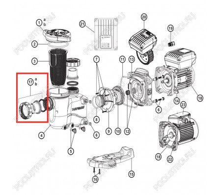 Комплект муфт Hayward (SP2700UNKIT50)