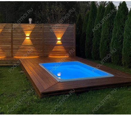 Композитный бассейн Комфорт PREMIUM (3х2х1.5м) Серия GRANIT